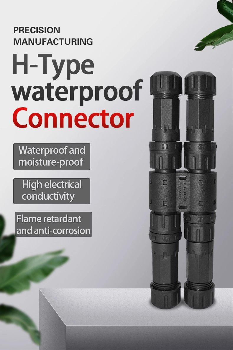 Yxy M16/M20 Connector 4 Way Splitter Multi-Pin 2pin 3pin 4pin Waterproof Connector IP68 for LED Luminaire