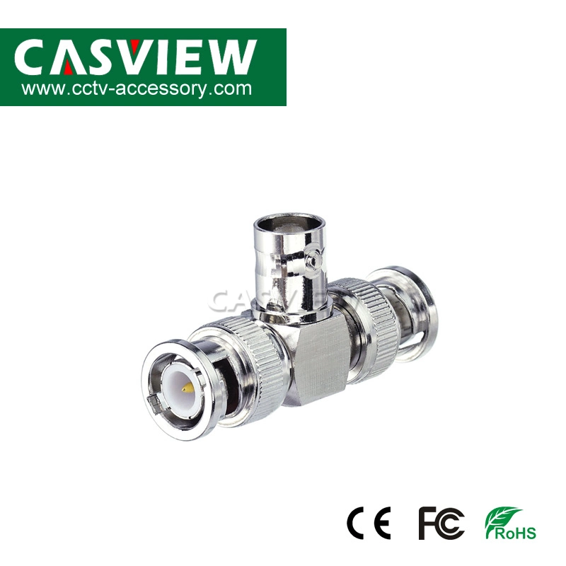 Surveillance Camera BNC Connector with 1 Male and 1 Female Plug CCTV Ce Approved